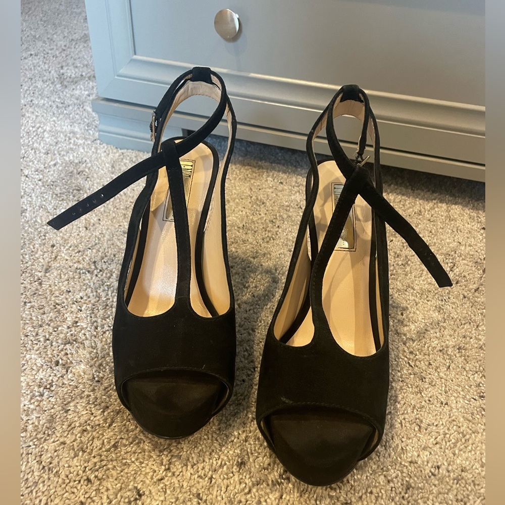 INC t strapped heels